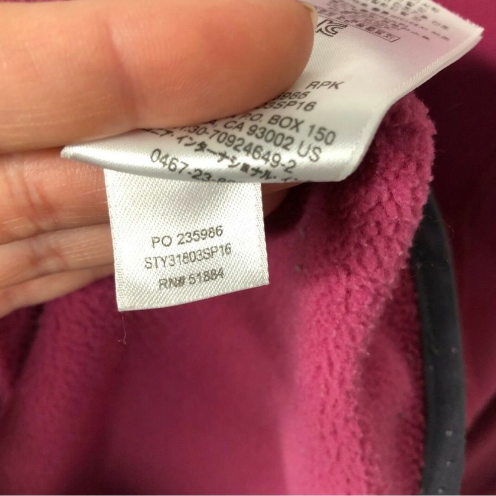 Patagonia Piton Hybrid Fleece Women's Soft Shell Half Zip Jacket Pink Size Small - Picture 7 of 10